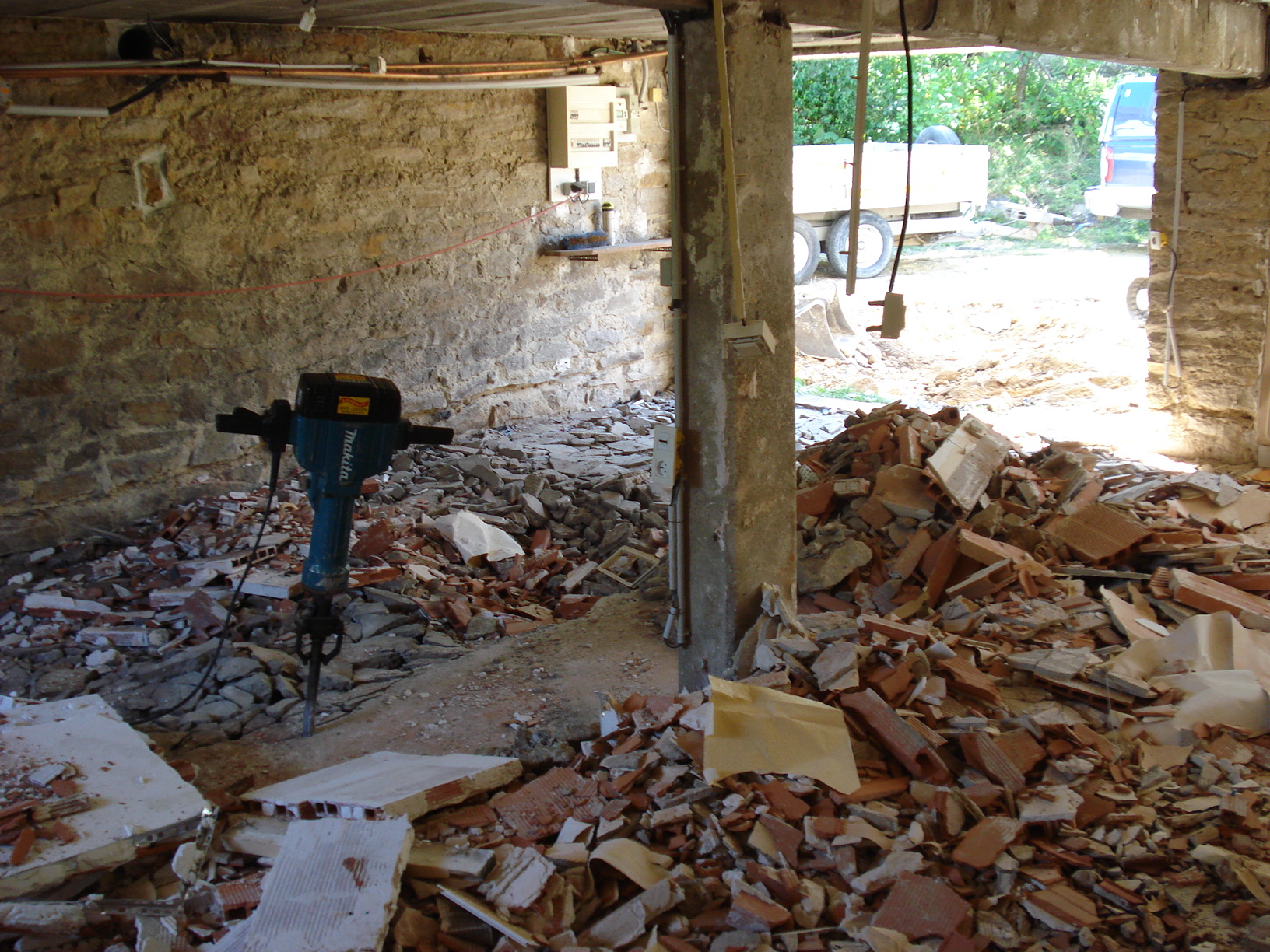 Démolition à Cavillargues