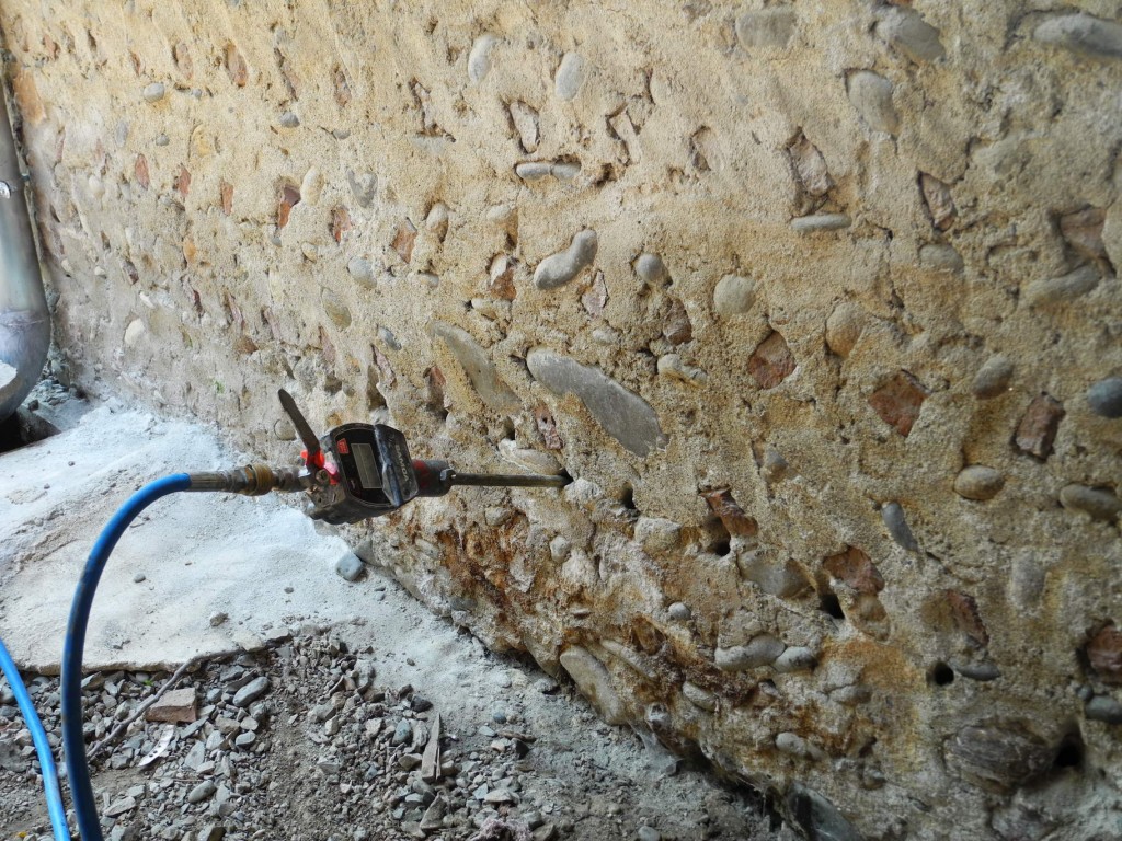 Traitement de remontées capillaires dans le Gard